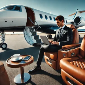 Luxury private jets for CEO